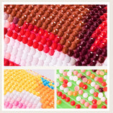 Flower Basket Diamond Painting Kit — Full Drill Mosaic | 30×40cm | DIY Home Decor