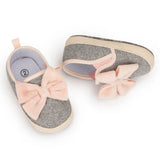 Felt Big Bow Shoes