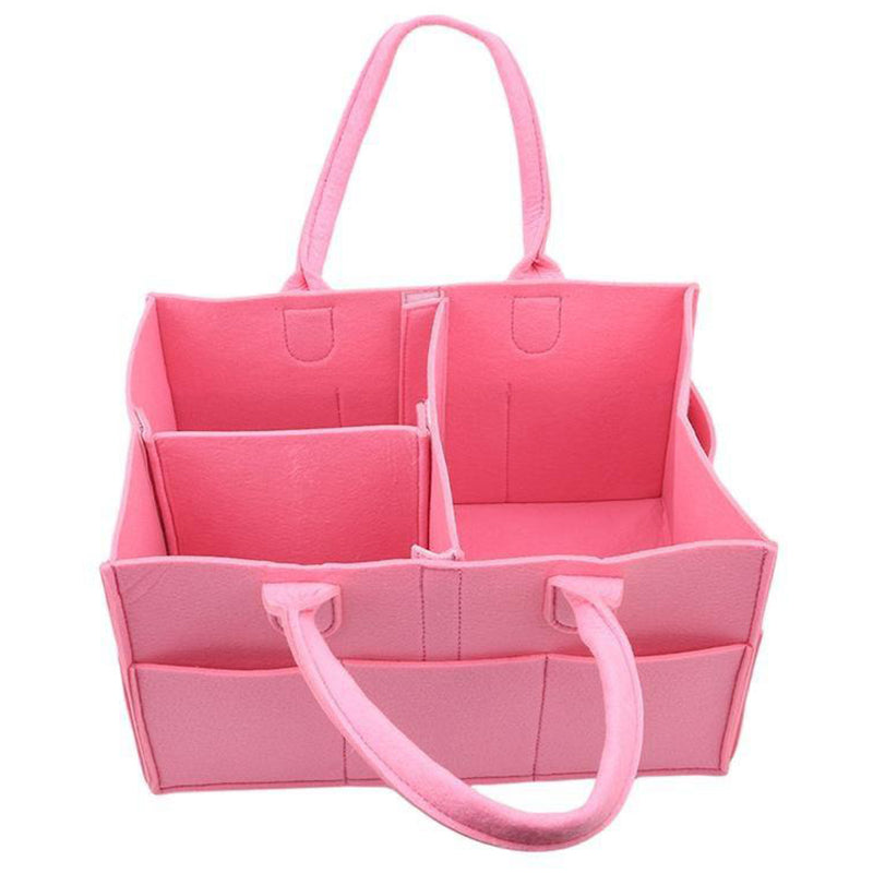 Baby Caddy Organizer Diaper Bag Storage Travel PINK