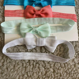 Small Bow Baby Headband Set (8pcs)