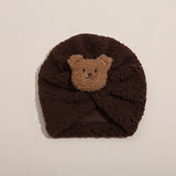 PRE-ORDER - Autumn And Winter Children's Hat Bear Cartoon Baby Pullover Hat