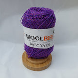 WoolBee Glitz Baby Yarn Ball