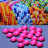 Colorful Coral Reef 5D Diamond Painting Kit — 20×20cm Full Drill Round Acrylic | Underwater Marine Art