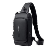 Men Classic Crossbody Bag - Anti-Theft Shoulder Bag