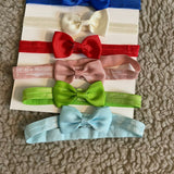 Small Bow Baby Headband Set (8pcs)