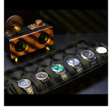 Hard-Shell Watch Storage Organizer Watch Travel Case - 6 Slot