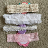 Lace Bow Baby Headband Set (4pcs)