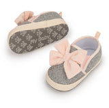 Felt Big Bow Shoes