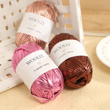 WOOLLY Metallic Faux Leather Tshirt Yarn - Baskets/BagMaking/Bassinet/Mats