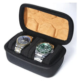 2 Slots Watch Travel Case, Hard-Shell Watch Storage Organizer