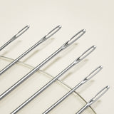 Needle-side Hole Elderly Hand Sewing Needles Stainless Steel Self Threading Needles 32pcs Set