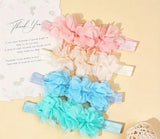 Pre-Order Chiffon Flower Headband Set (4pcs)