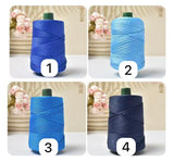 Nylon Cord Polyester Thread Round Rope Line Woven Hollow Knitted Crochet Yarns