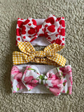 Big Bow Headband Set (Pack of 3)