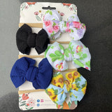 Baby Bow Headband Set (Pack of 5)