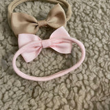 Small Bow Baby Headband Set (8pcs)