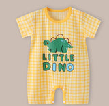 Dino Printed Cotton Romper