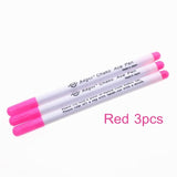 3pcs Water Erasable Soluble Pens Grommet Ink Fabric Marking Pens DIY Needlework Sewing Accessories