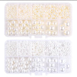 ABS Pearl Beads Box Set (About 800pcs)