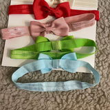 Small Bow Baby Headband Set (8pcs)