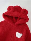 Pre-Order Cartoon Bear Fleece Hoodie