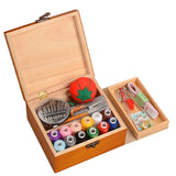 Wooden Sewing Kit Box
