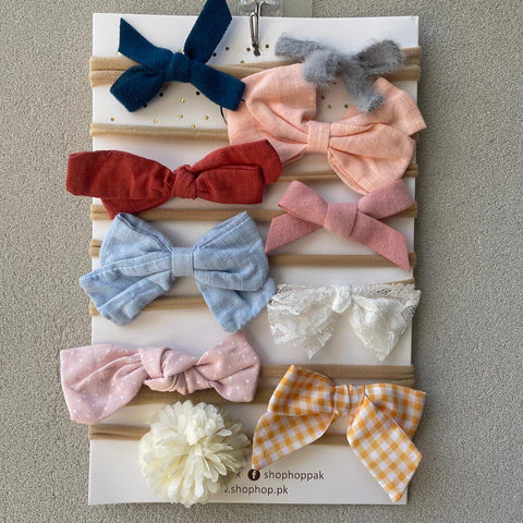 Nylon Baby Headband Set (10pcs) [FS]