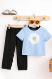 Sunflower T-Shirt & Trouser Set (2pcs)