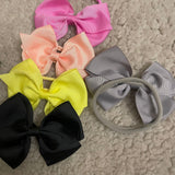 Baby Big Bow Headband Set (5pcs)