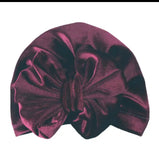 Baby Velvet Turban Bow Knot Cap