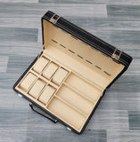 Watch, Sunglasses and Pen Storage Box - (6+3 Grid) CREAM