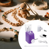 Electric iCord Machine, Automatic Braider Tool Set, Hands-Free Cord Braider for DIY Bracelet Necklace Jewelry Craft Projects Weaving Pink