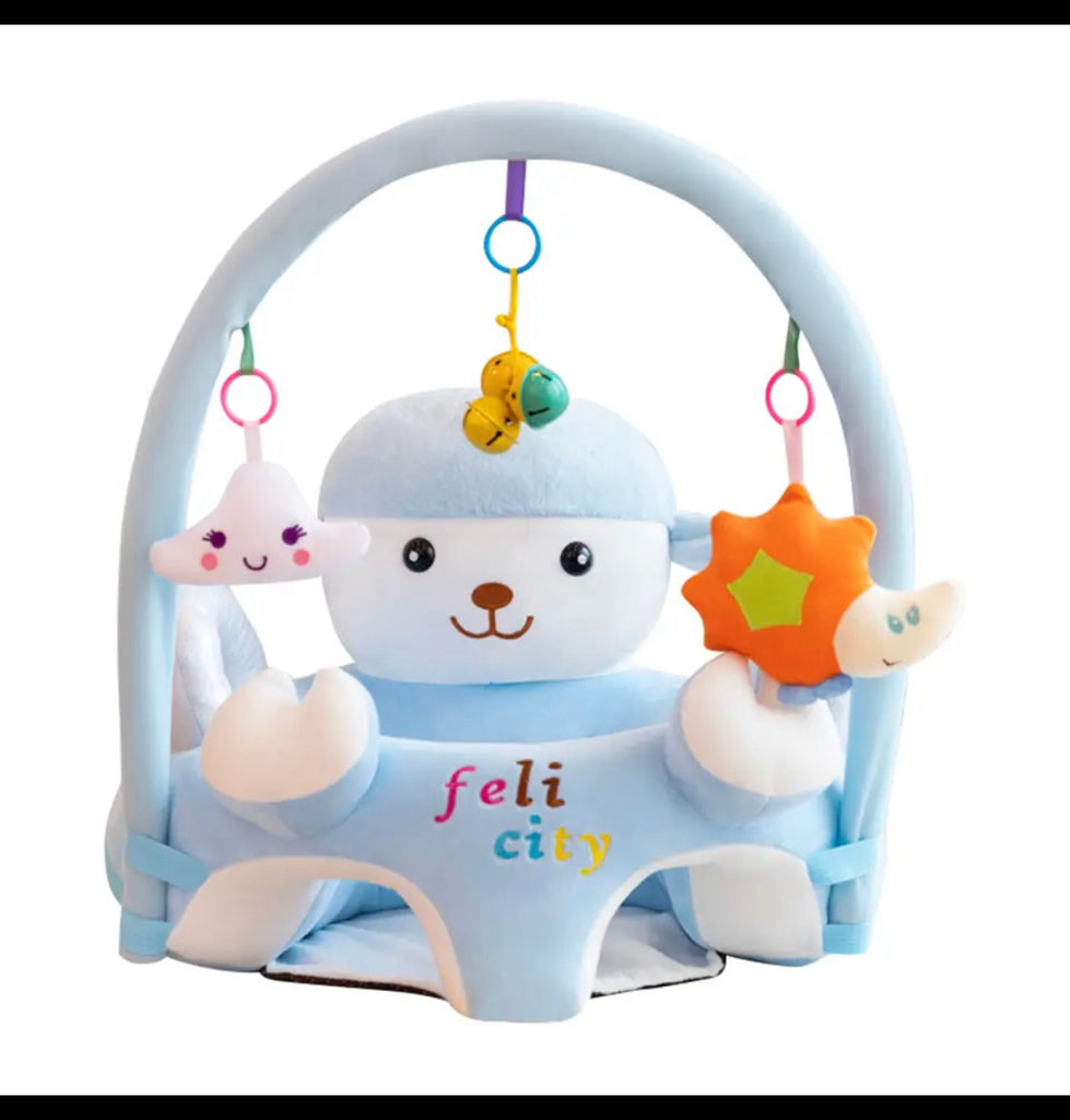 Baby Sofa Support Seat With Hanging Toys