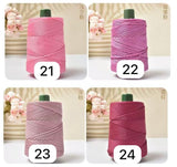 Nylon Cord Polyester Thread Round Rope Line Woven Hollow Knitted Crochet Yarns