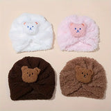 PRE-ORDER - Autumn And Winter Children's Hat Bear Cartoon Baby Pullover Hat