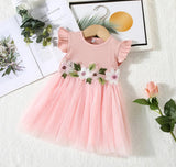 Pre-Order Flower Embroidery Princess Dress