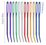 Aluminum Bent Tip Tapestry Darning Needles