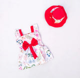 Cotton Frock With A Hat