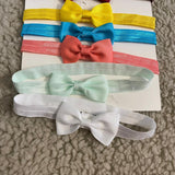 Small Bow Baby Headband Set (8pcs)