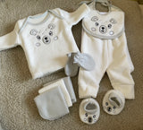 Newborn Teddy Bear Fleece Gift Set (8pcs )