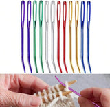 Aluminum Bent Tip Tapestry Darning Needles