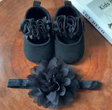 Pre-Order 3D Flower Shoes With Headband