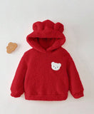 Pre-Order Cartoon Bear Fleece Hoodie