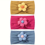Baby Flower Headband Set (3pcs)