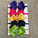 Baby Big Bow Headband Set (5pcs)