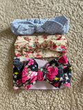 Big Bow Headband Set (Pack of 3)