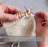 Aluminum Bent Tip Tapestry Darning Needles