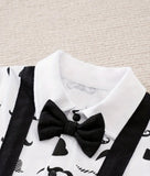 Pre-Order Baby’s Cartoon Beard Pattern Short Sleeves Romper