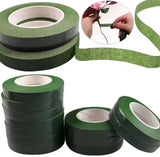Green Floral Tape, Tape for Flower Arrangements and Craft Projects (Pack of 2)