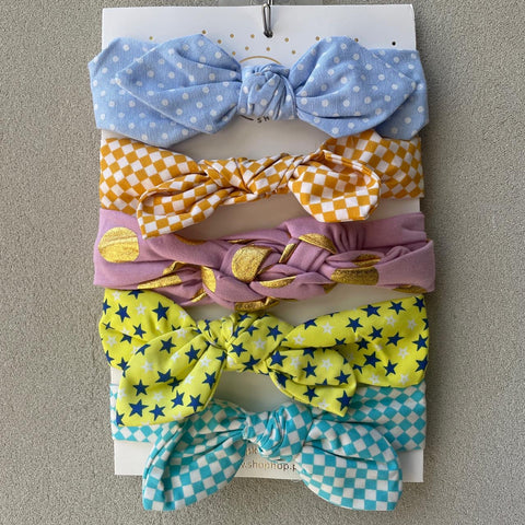 Fabric Baby Headband Set (5pcs) [FS]